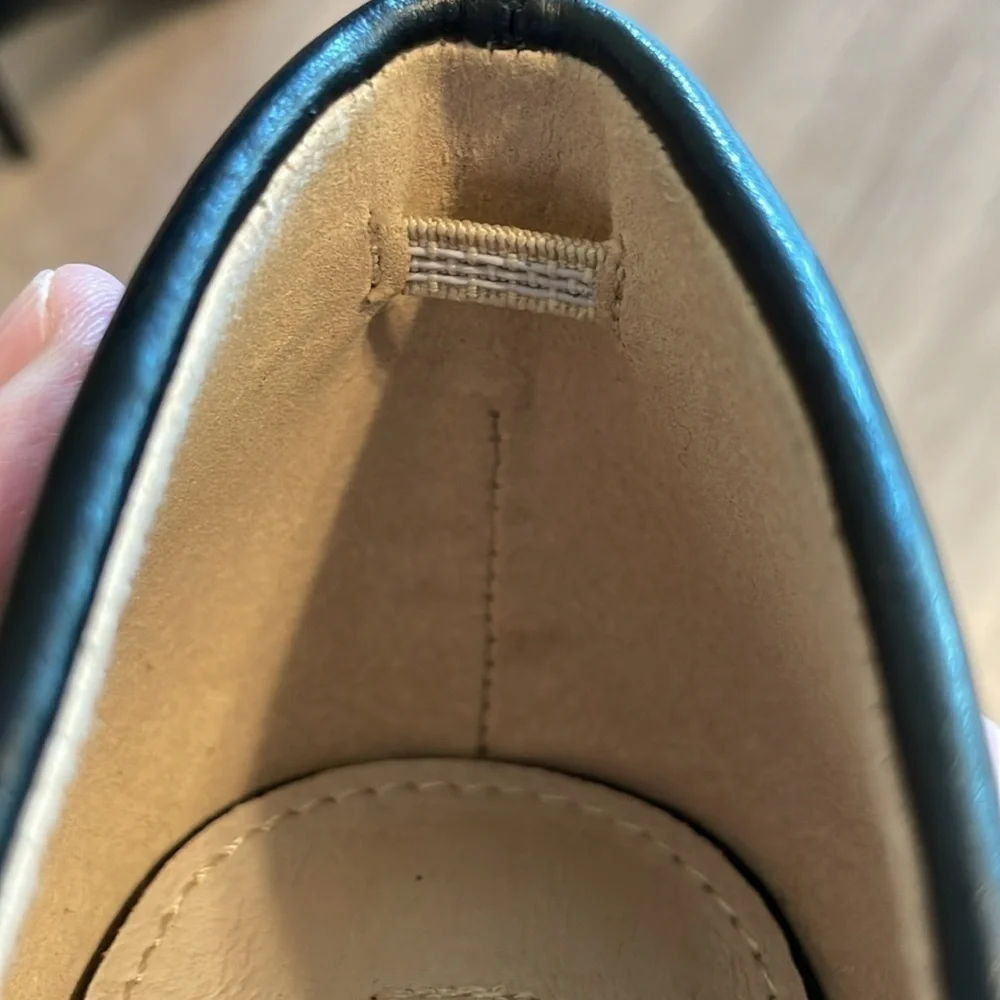 French Connection Women’s Pointy D’orsey Heels Size 10 Black Leather Cocktail
